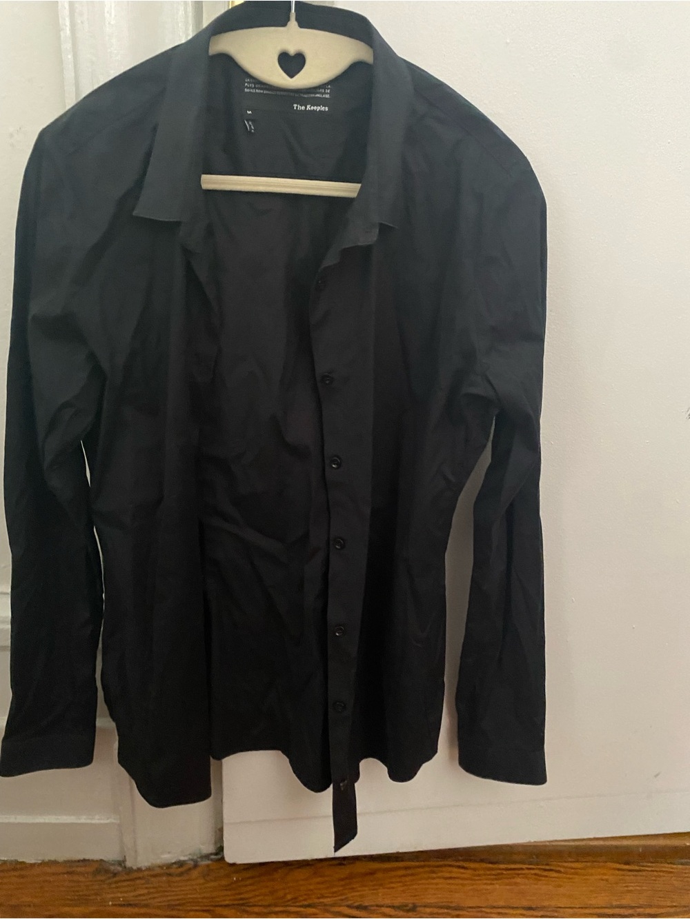 The kooples Black Long-Sleeve Dress Shirt nwot